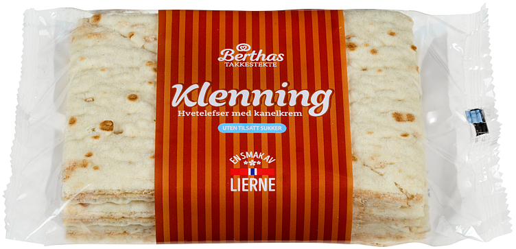 Klenning uten tilsatt sukker 160g