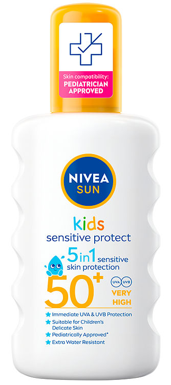 Nivea sun display 2025  11 varianter  73stk