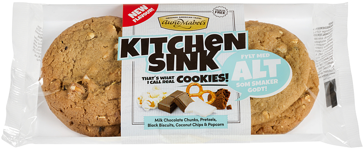 Cookies kitchen sink 4pk  180g