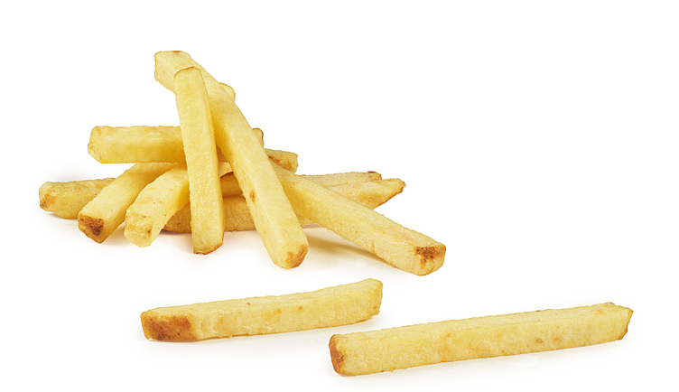 Pommes frites glatt rettkutt m/skall  1,6kg