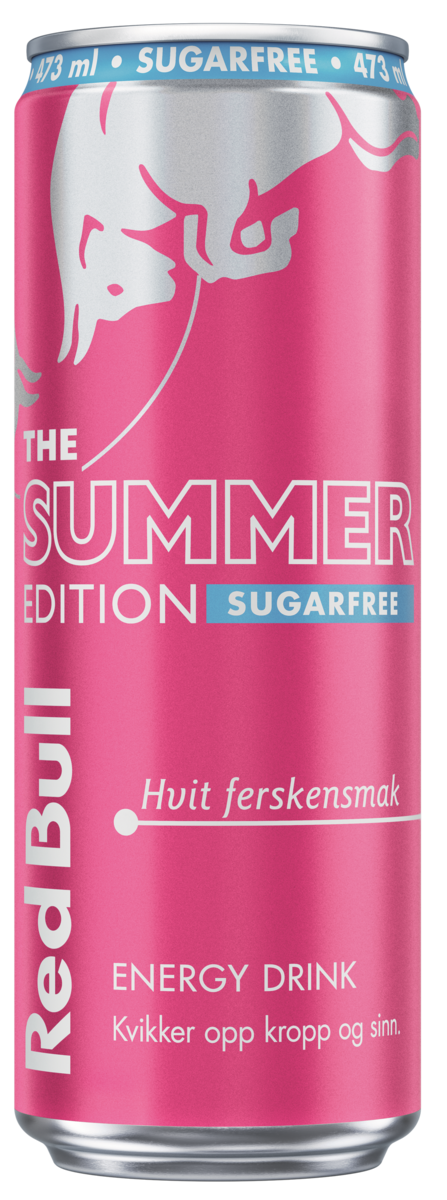 Red bull summer edition sugar free white peach   24x473ml