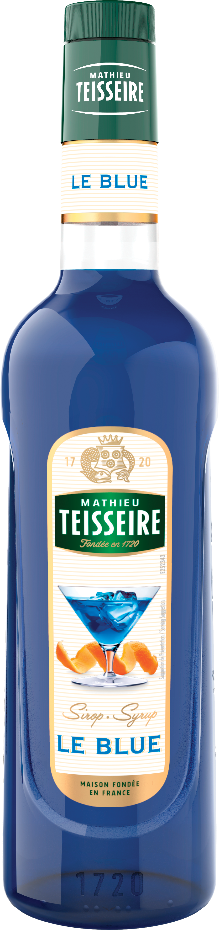 Mtsr le blue syrup   70cl