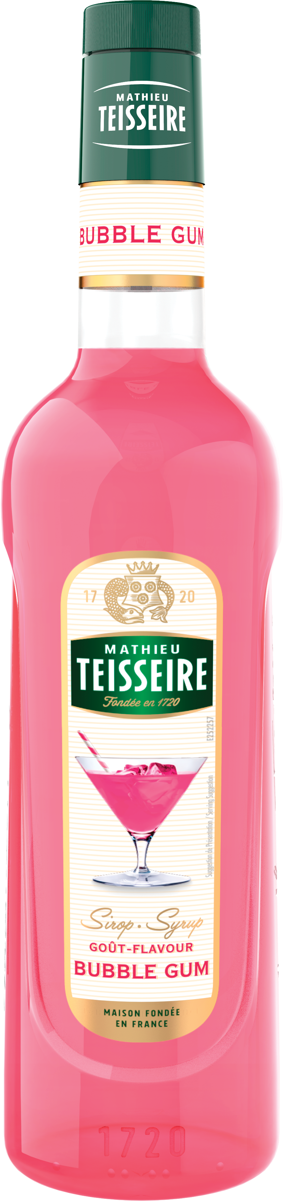 Mtsr bubble gum syrup   70cl