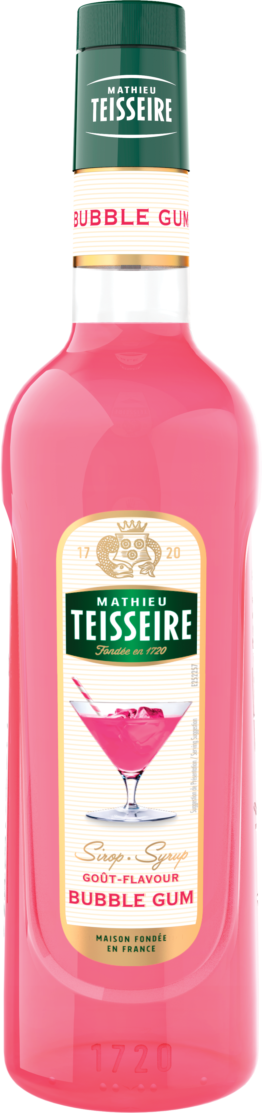 Mtsr bubble gum syrup 70cl