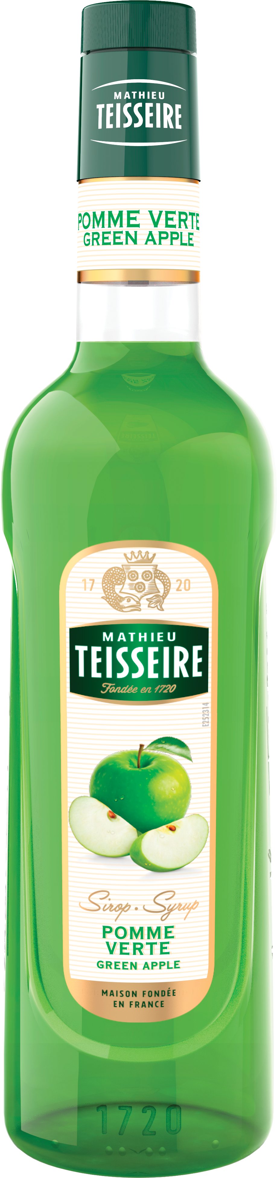 Mtsr green apple syrup   70cl