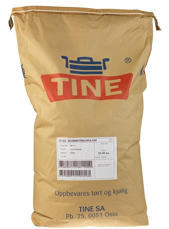 Skummet melkepulver sekk   25kg