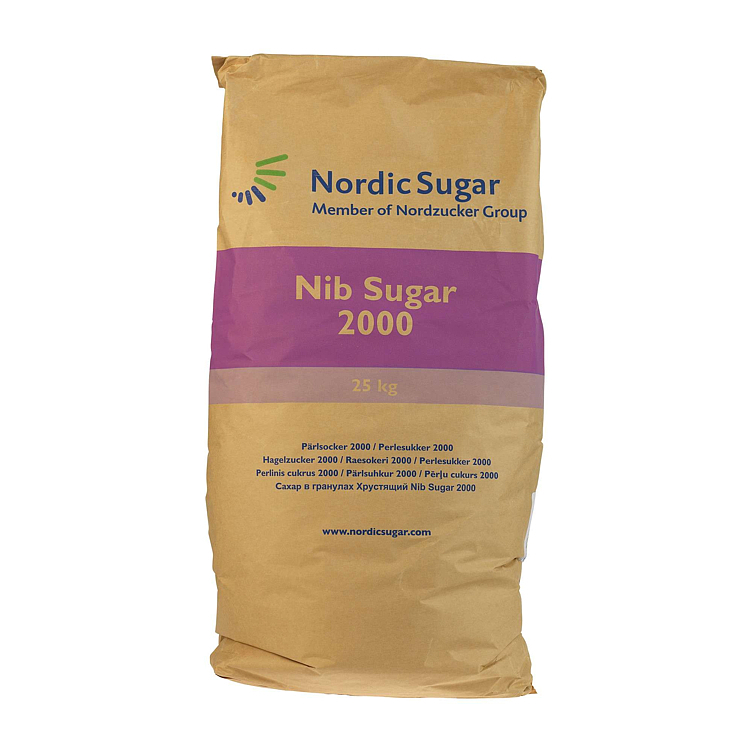 Perlesukker  sekk  25kg