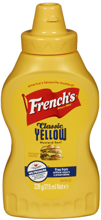 Sennep klass.gul french 226g