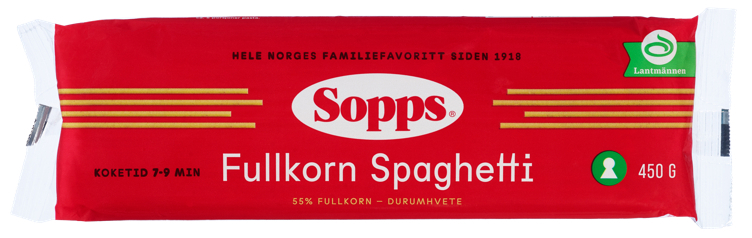 Spagetti fullkorn   450g