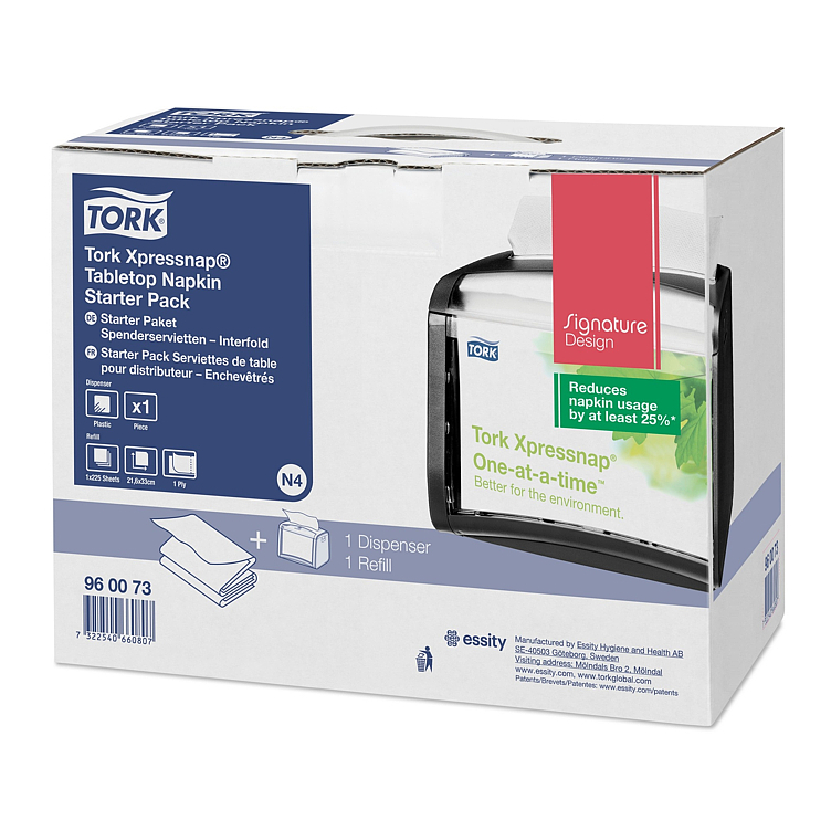 Dispenser xpress nap bord startpakke  n4    1stk
