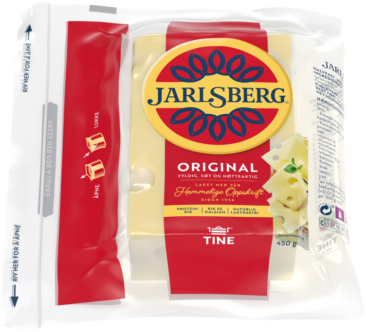 Jarlsberg skorpefri 450g