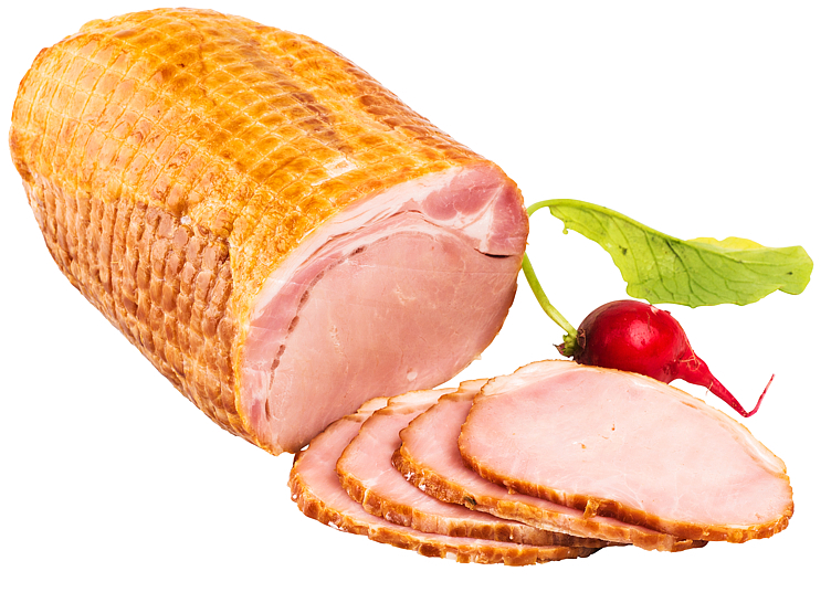 Svinekam røkt kokt hel 3xca2kg kg