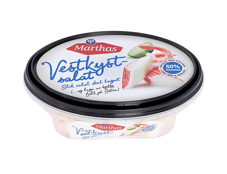Vestkystsalat   200g