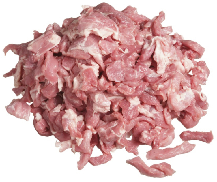 Svinekjøtt strimlet ca10kg kg