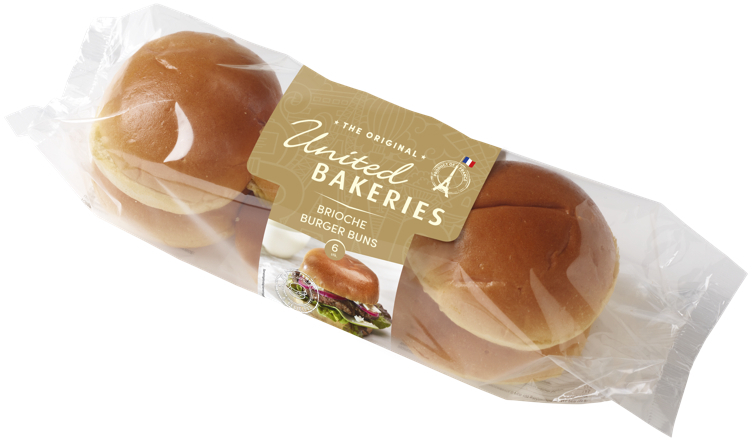 Brioche hamburburgerbrød   300g