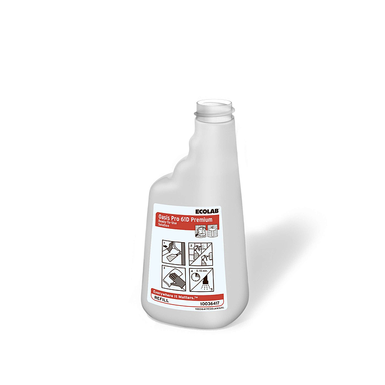 Plastflaske 650ml oasis pp 61d 6stk