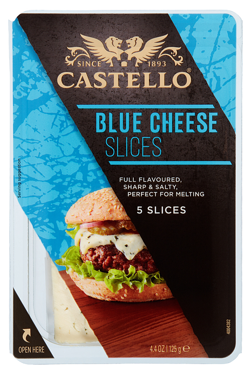 Castello burger blue  125g