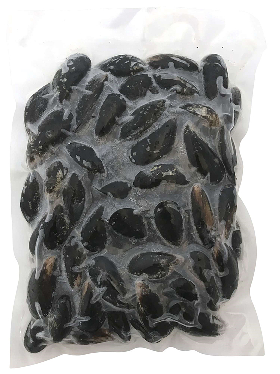 Dsd mussels 60/80 hole, half cooked 1kg