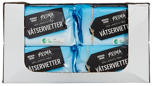Våtservietter baby 72stk