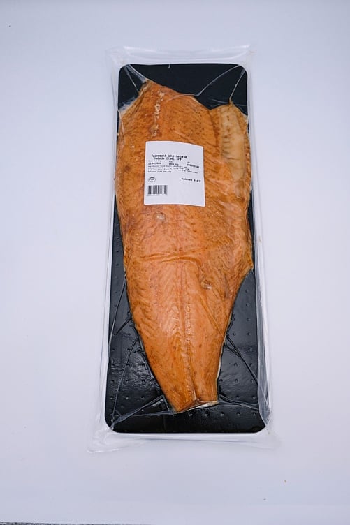 Varmrøkt laks naturell helside kjøl 5x1kg  kg