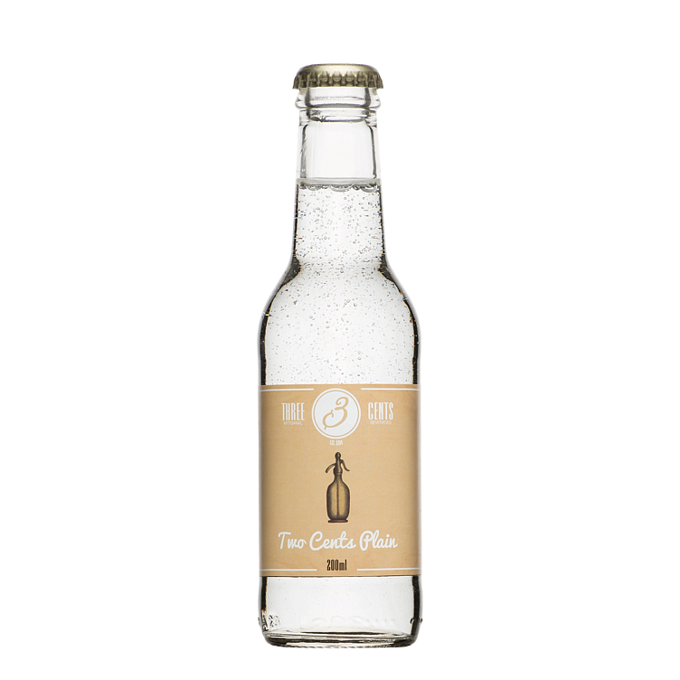 Three cents plain soda  24x20cl