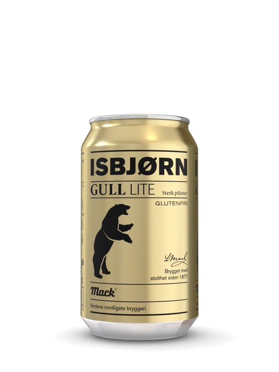 Isbjørn gull lite bx   5,5%   24x33cl