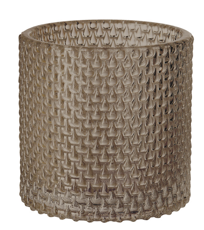 Lysholder calm dusk glass  80x80mm 1stk