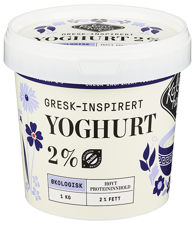 Yoghurt gresk inspirert, økol. 1kg