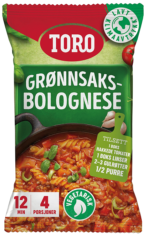 Grønnsaksbolognese 211g