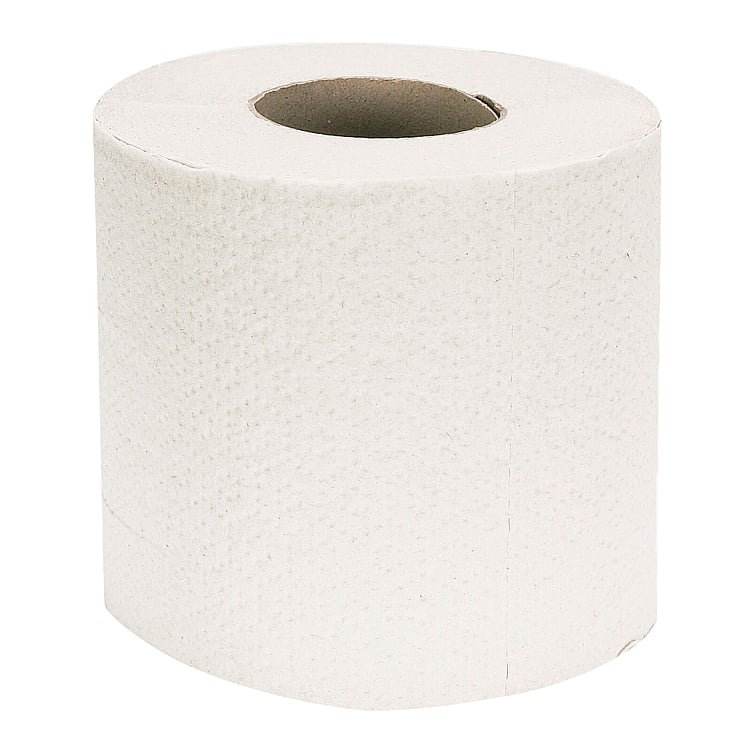 Toalettpapir 33,75mx9,8cm ø10 hvit   8stk