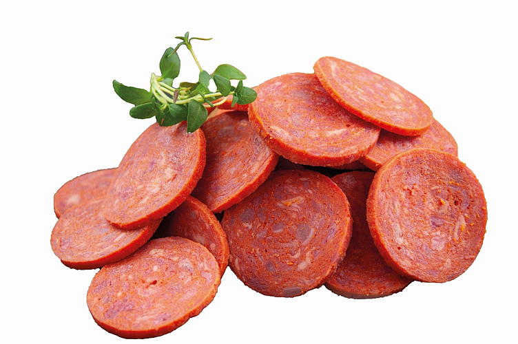 Pepperoni kokt skivet 1kg