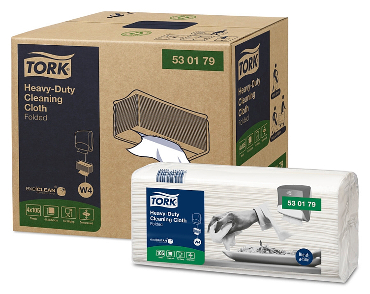 Rengjøringsklut extra sterk w4 35.5 x 41.5cm 105stk