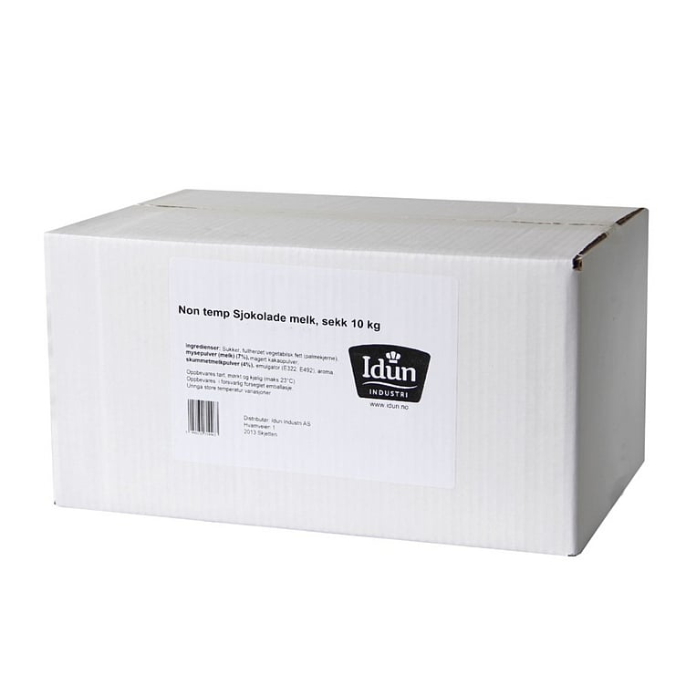 Non temp sjokolade lys/melk 10kg
