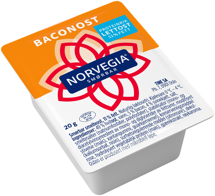 Norvegia bacon lett kuvert 20g 60stk