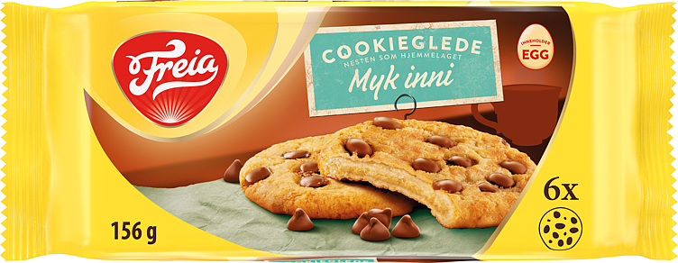 Cookieglede myk inni 156g