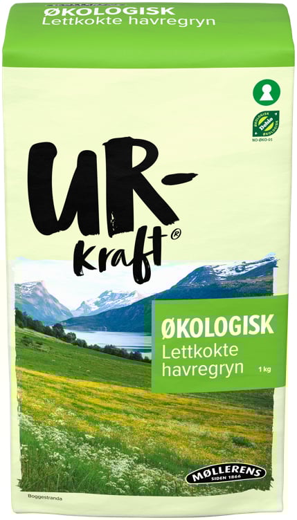 Havregryn økologisk lettkokt urkraft  1kg