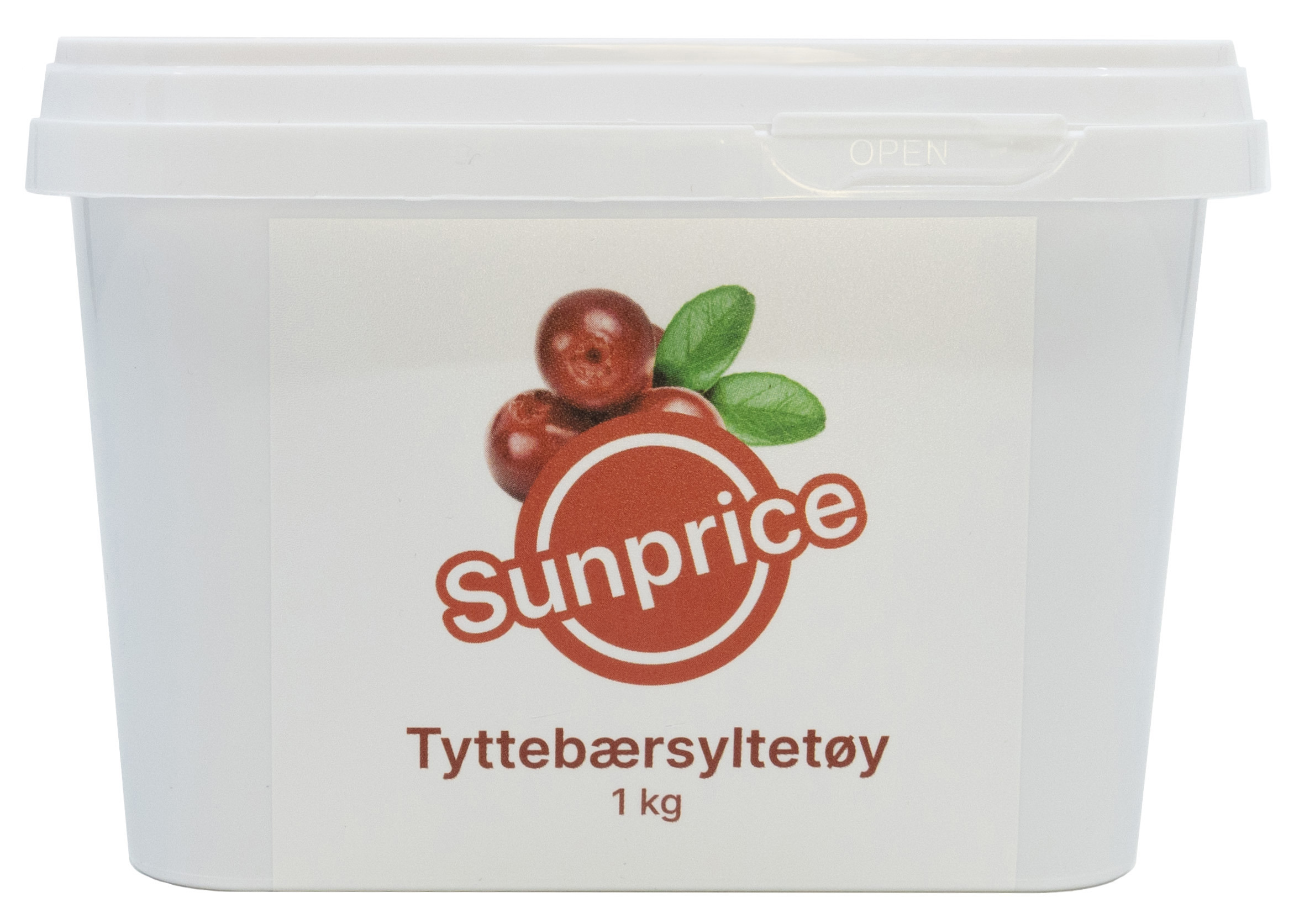 Sunprice tyttebærsyltetøy 1kg