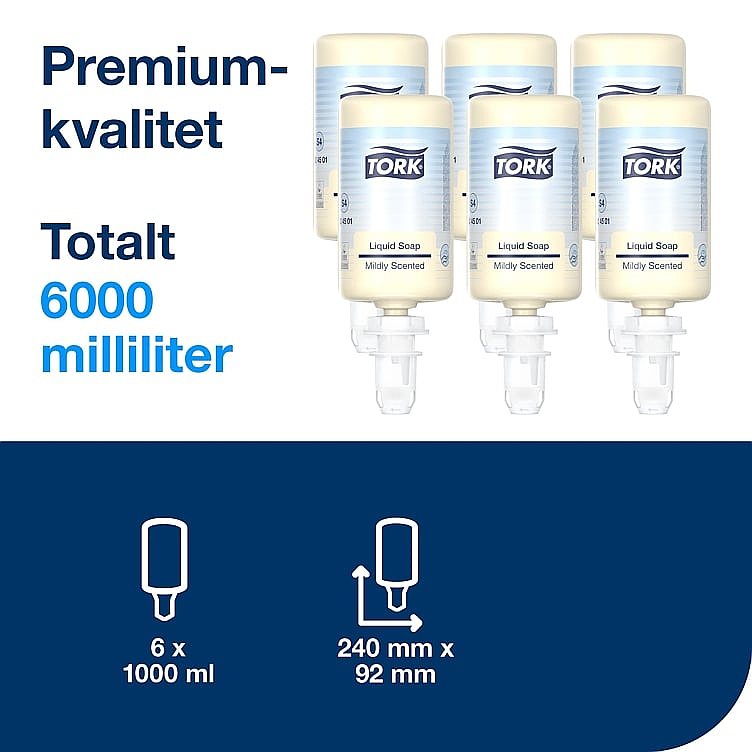 Flytende såpe, mild s4  1000ml