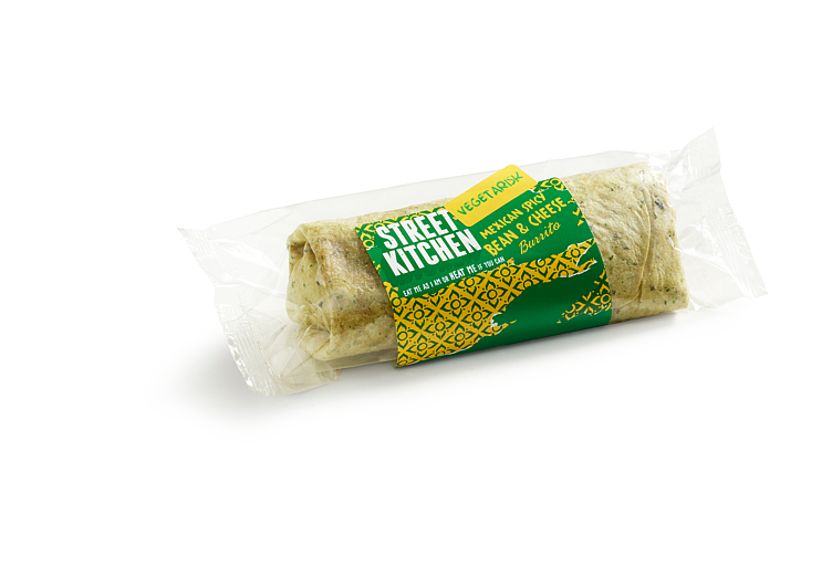 Street kitchen mexican spicy bean & cheese burrito 235g