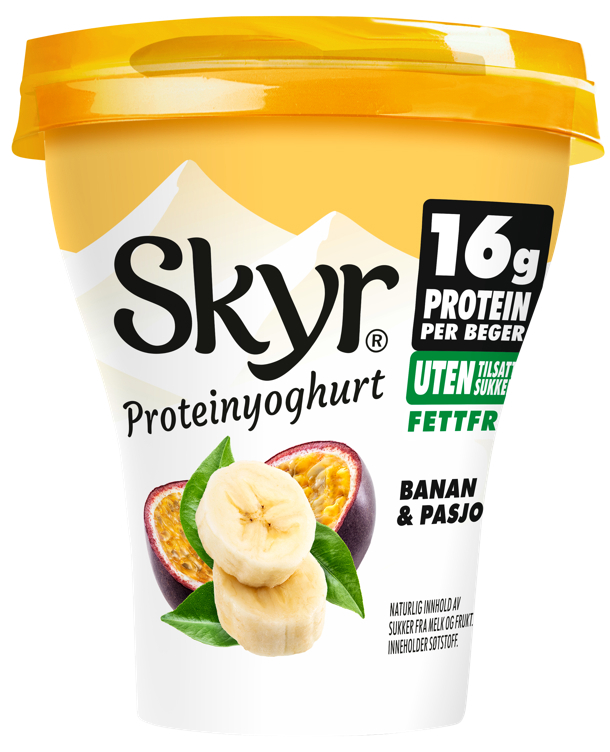 Skyr banan & pasjonsfrukt  160g