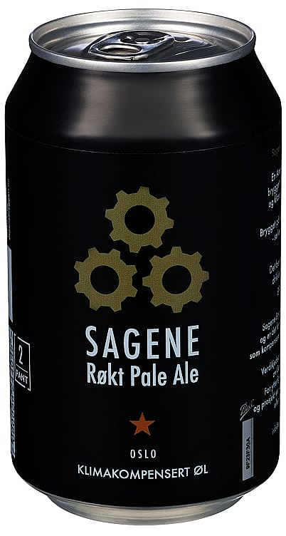 Sagene røkt pale ale 5,6%  24x0,33l