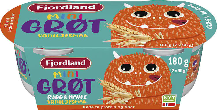 Mini grøt vanilje  2x90g