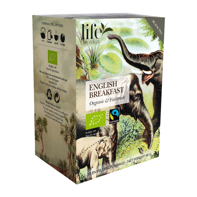 English breakfast tea økologisk & fairtrade 20stk