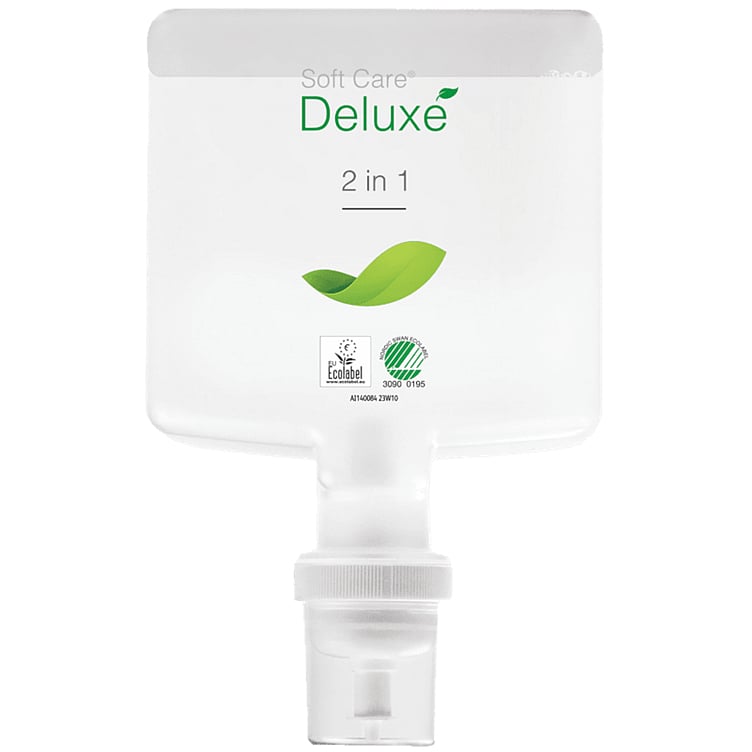 Soft care deluxe 2in1 hår- og kroppsvarsk 1300ml