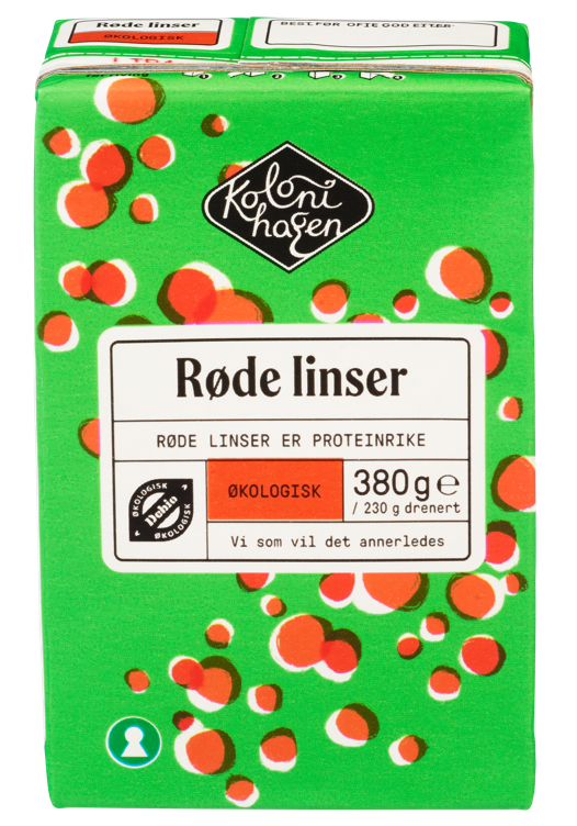 Red lenses ecol.   380g