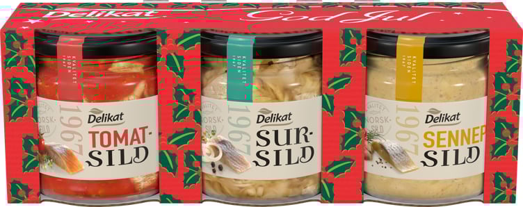Delikat julesild 3pk  720g