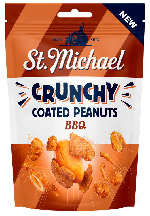 Crunchy coated peanuts bbq 100g
