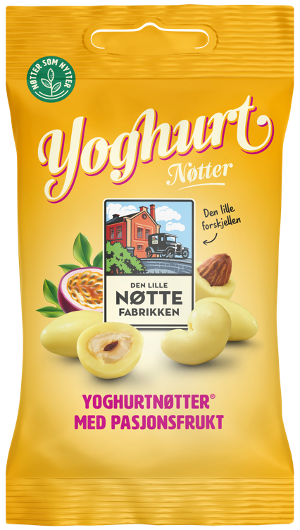 Yoghurtnøtter passion  70g