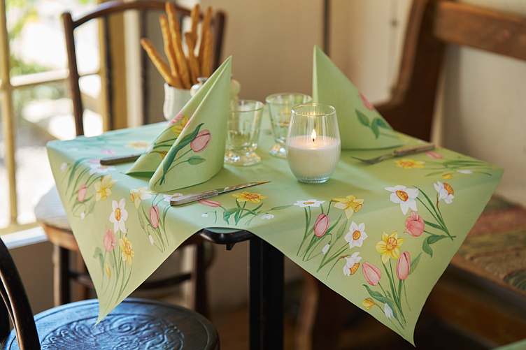 Serviett dunisoft spring melody  40cm  60stk