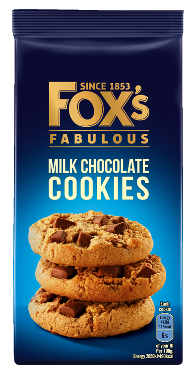 Fox's milk chocolate cookies 180g